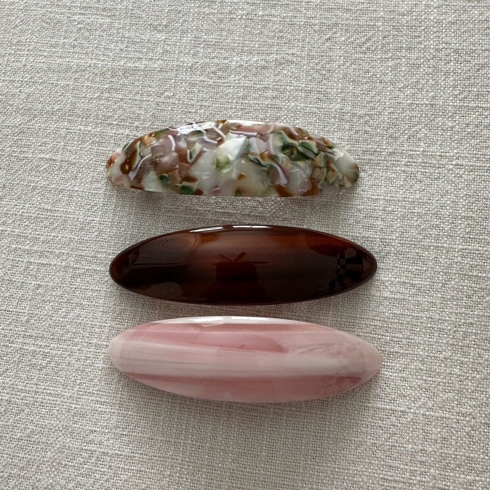 Anthropologie Multicolor Hair Clips Set